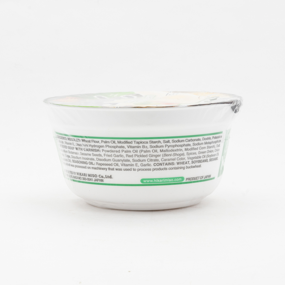 ひかり味噌 麺楽ラーメン とんこつ風 82g