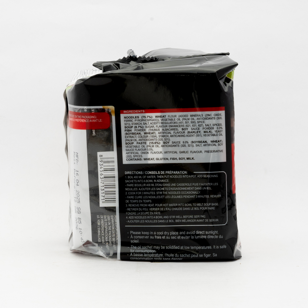 エースコック　逸品　袋麺マルチ　しょうゆ味  356g (89gX4P)