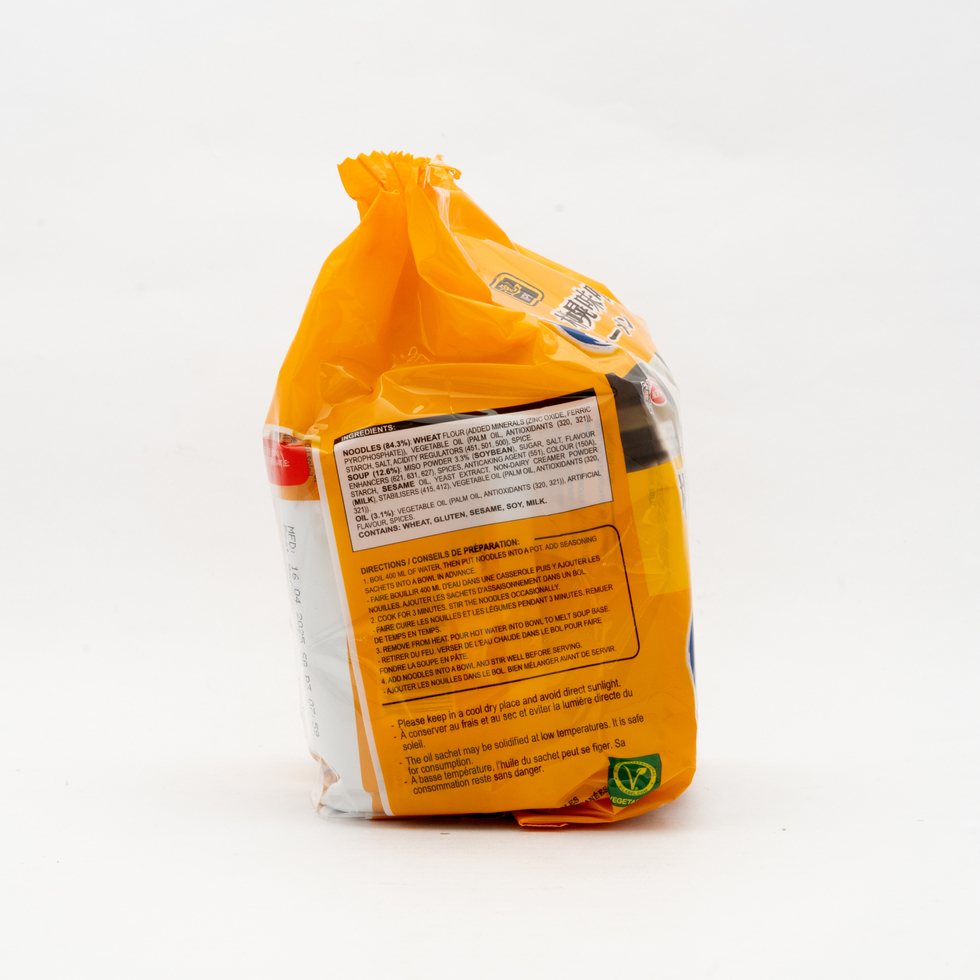 エースコック　逸品　袋麺マルチ　みそ味 320g (80gX4P)