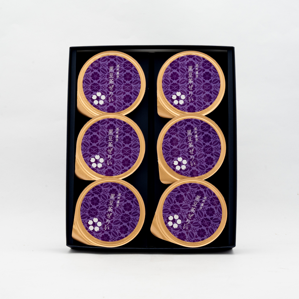 寛永堂 黑豆茶果凍 6個