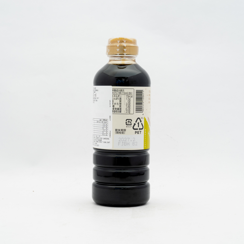 【萬】特撰有機しょうゆ 500ml