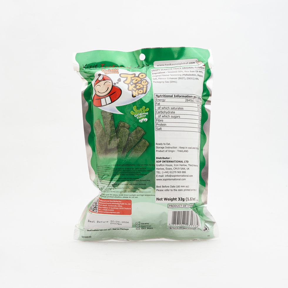 タオケーノイ クリスピーのり オリジナル 32g