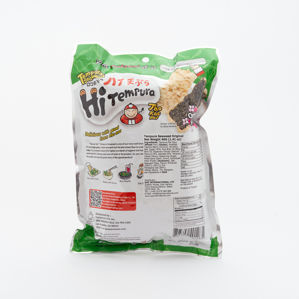 小老闆 Hi天婦羅紫菜 原味 40克
