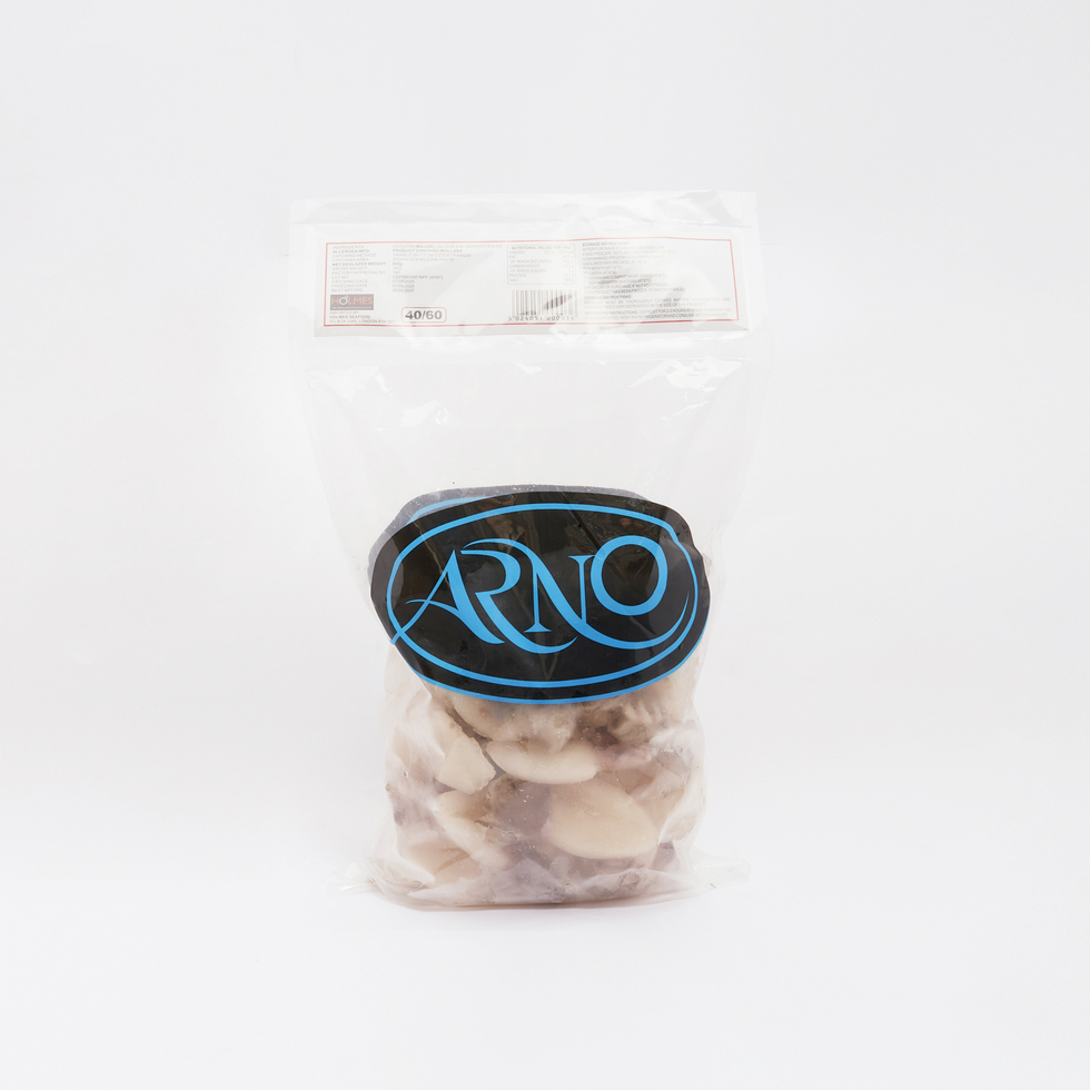 Arno Raw IQF Cleaned Baby Cuttlefish 40–60 pieces 1kg (Net 800g)