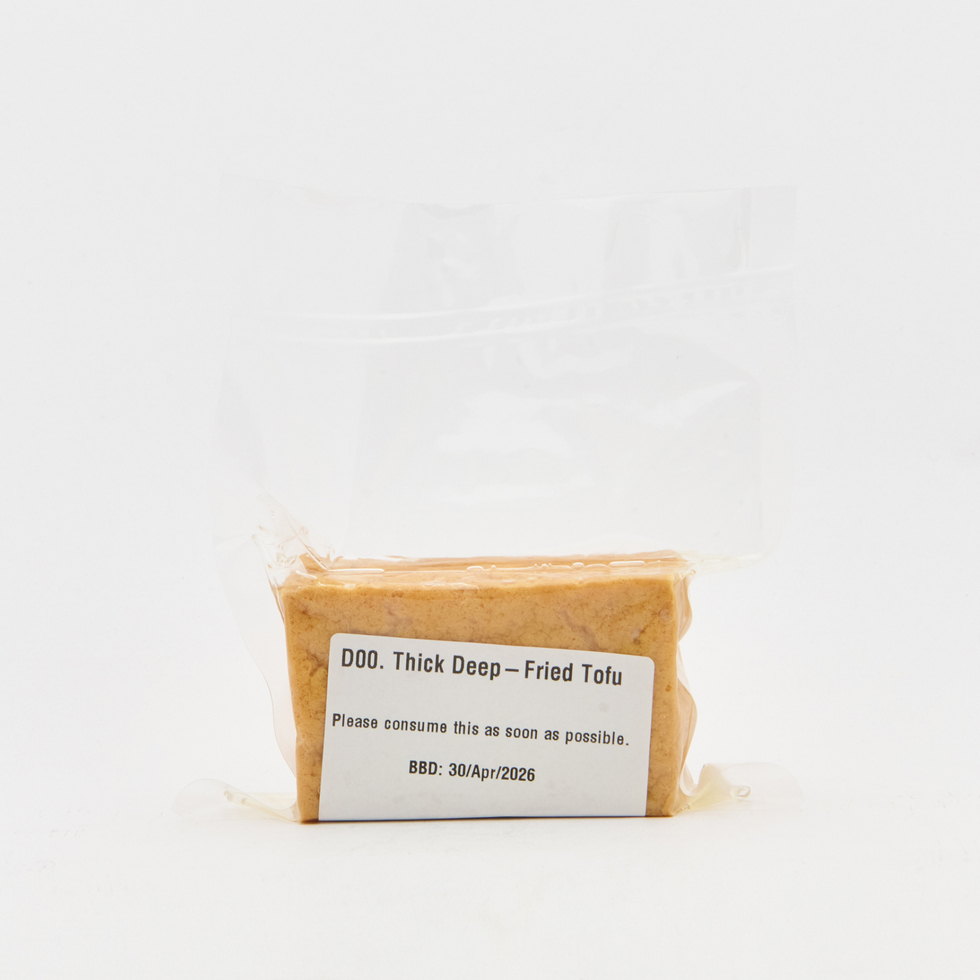 To be restocked every Mon/ Homemade Thick Deep-Fried Tofu (Firm) 140g~ *Shorter shelf life due to in-house grilling.