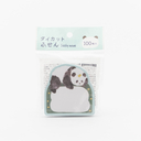 Panda Die-Cut Sticky Notes 1pc (100 notes) (Pink or Blue)