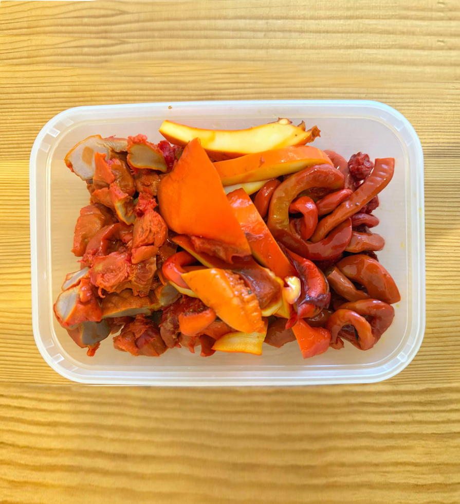 Guru Kitchen Hong Kong-Style Braised Snacks (Pig Intestine, Chicken Gizzards, Cuttlefish) 320g 