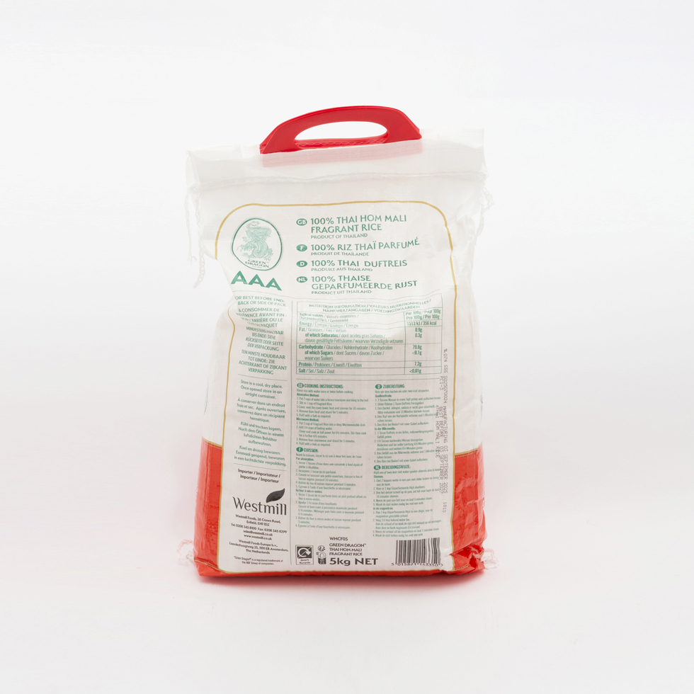 青龍牌 AAA 上等泰國茉莉香米 5公斤