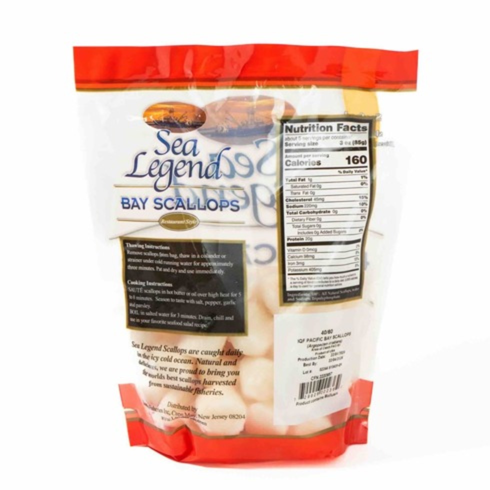  【初回購入者限定】Sea Legend 生ベイホタテ貝 30-40個入り 454g