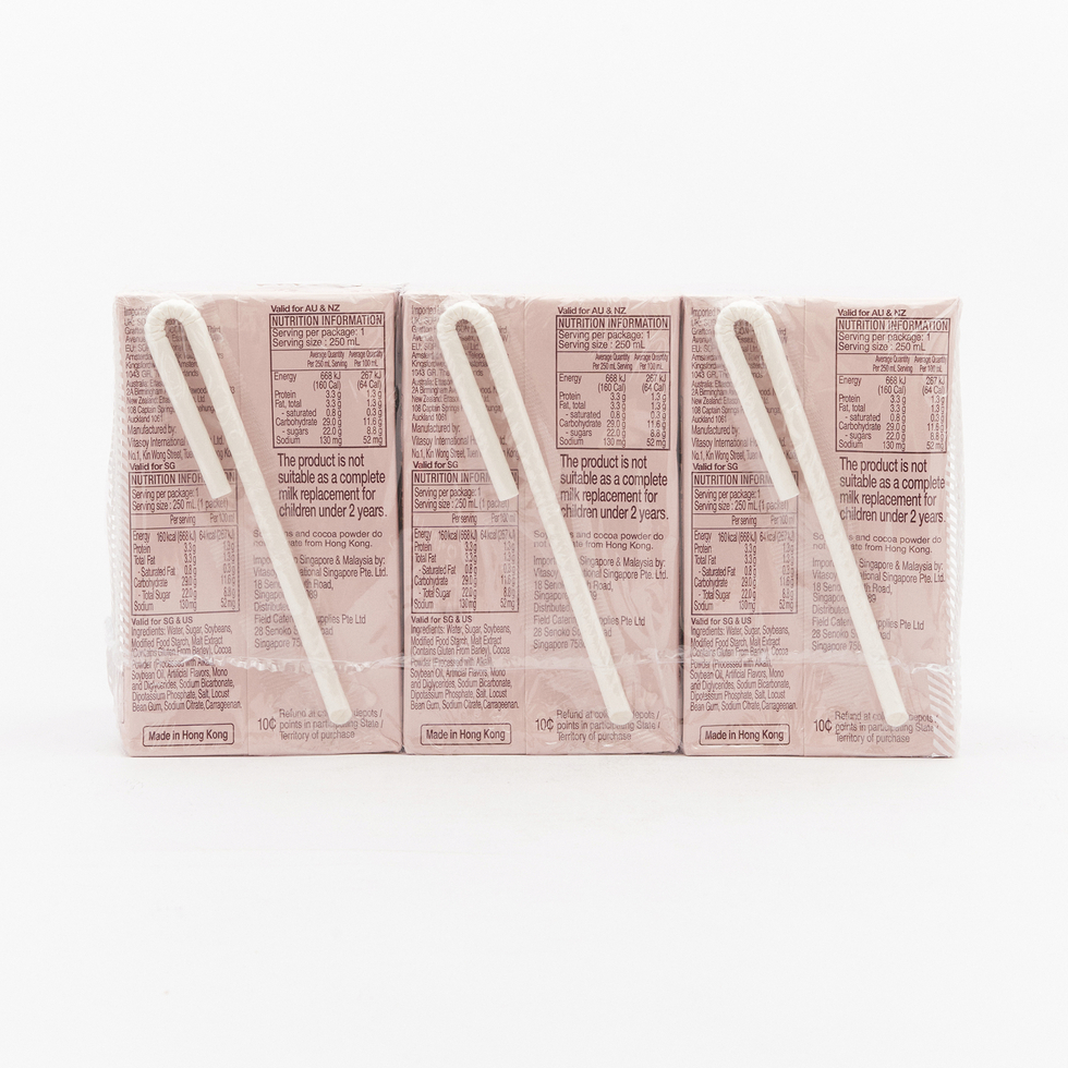 維他奶 チョコレート味 豆乳 250mL x 6本パック