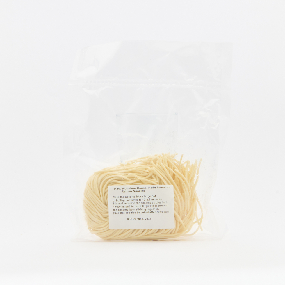 Monohon製日本産小麦のプレミアム自家製麺 160g