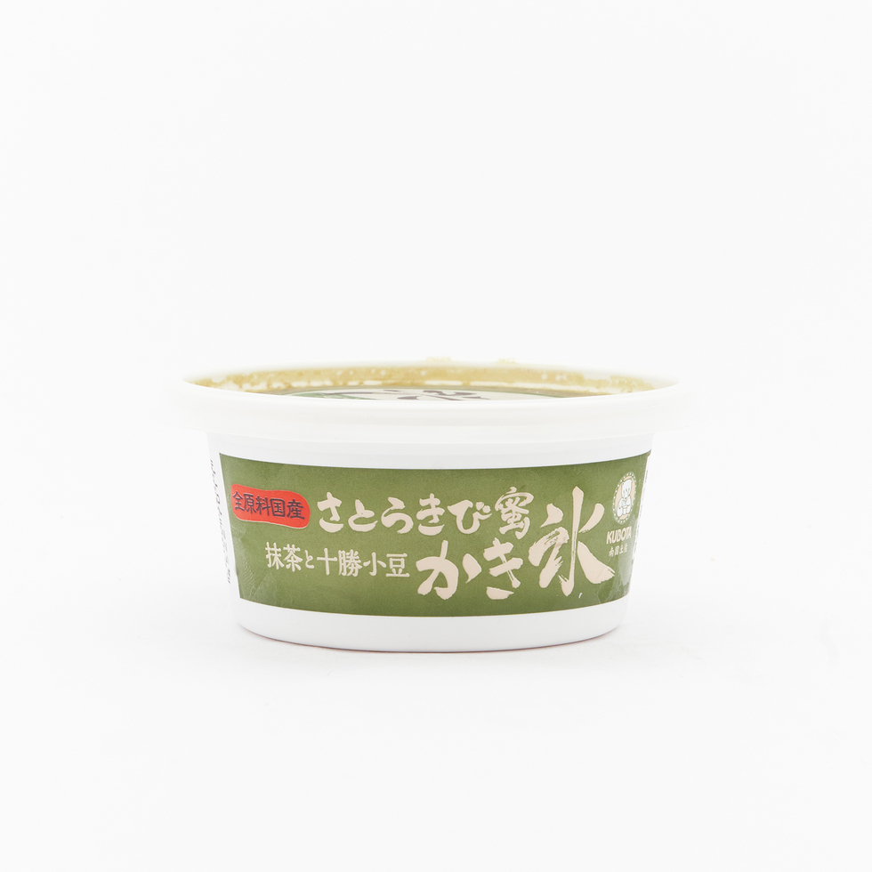  Kubota Sugarcane Kakigori Shaved Ice Matcha & Tokachi Red Bean 170ml