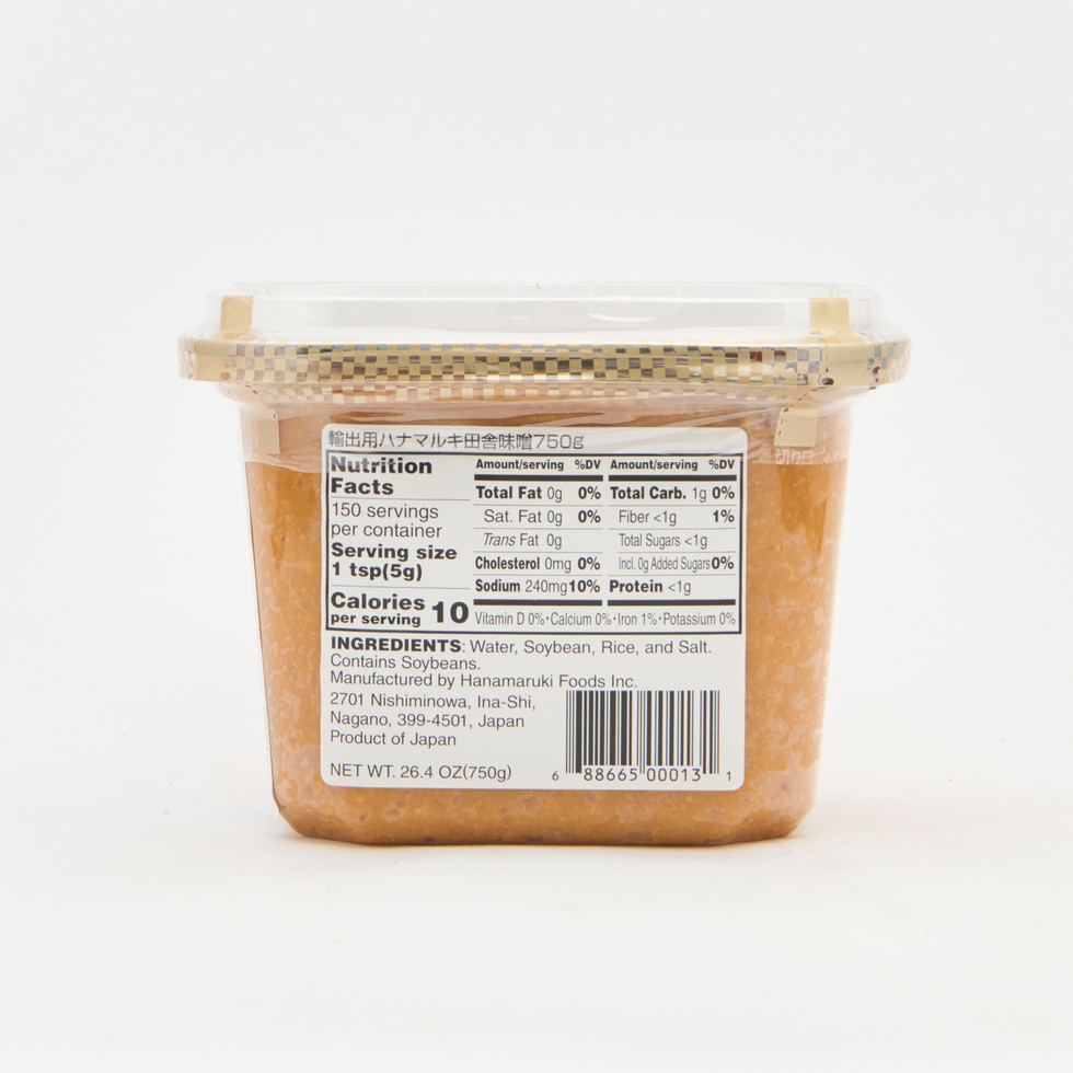 Hanamaruki Additive-Free Country-Style Inaka Miso 750g