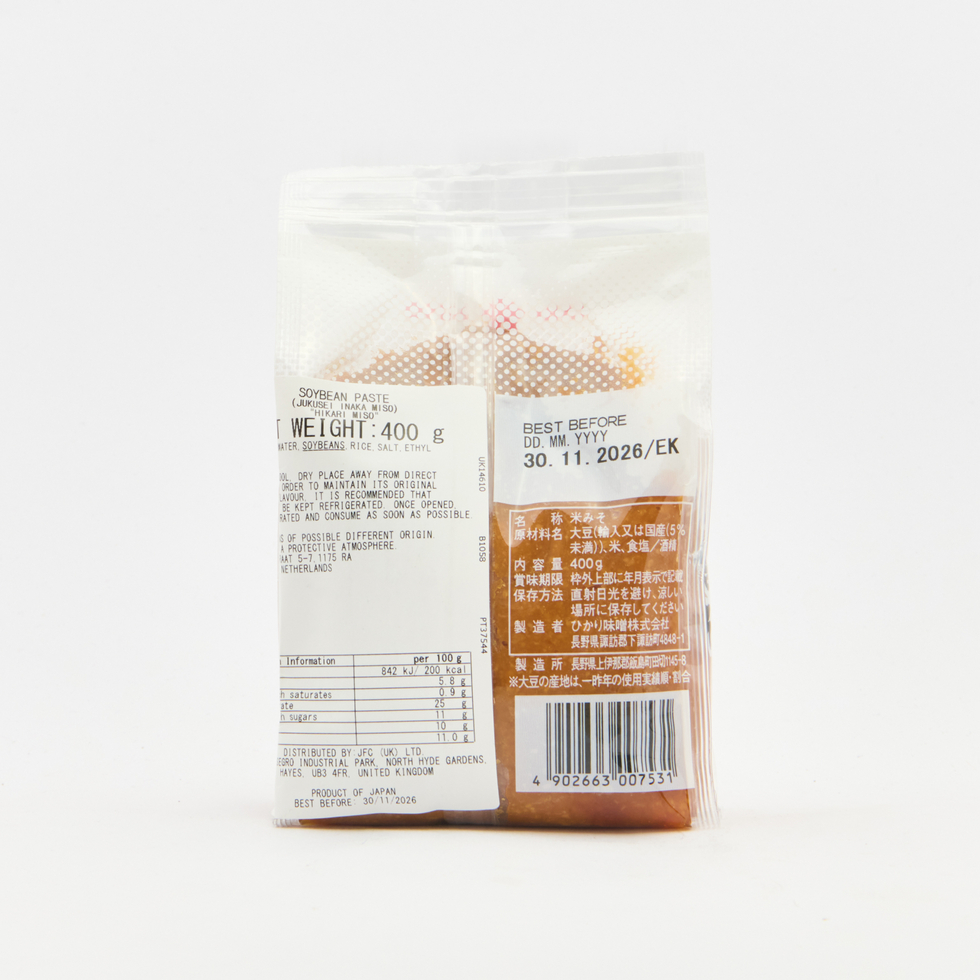 Hikari Inaka Miso Paste in Pouch (Non-frozen) 400g