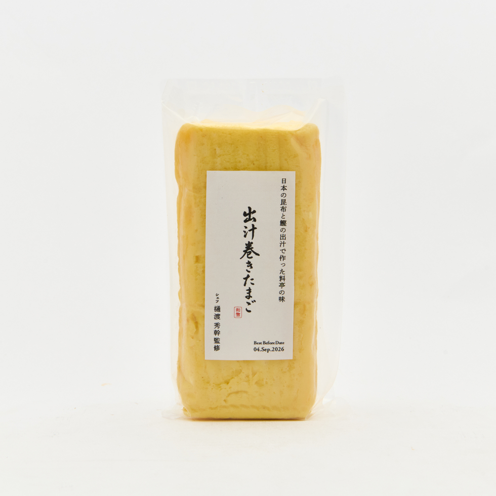 樋渡秀幹監修 京風出汁巻きたまご ~函館産の昆布と鰹の出汁で作った料亭の味~（約15cm、約6切れ分）