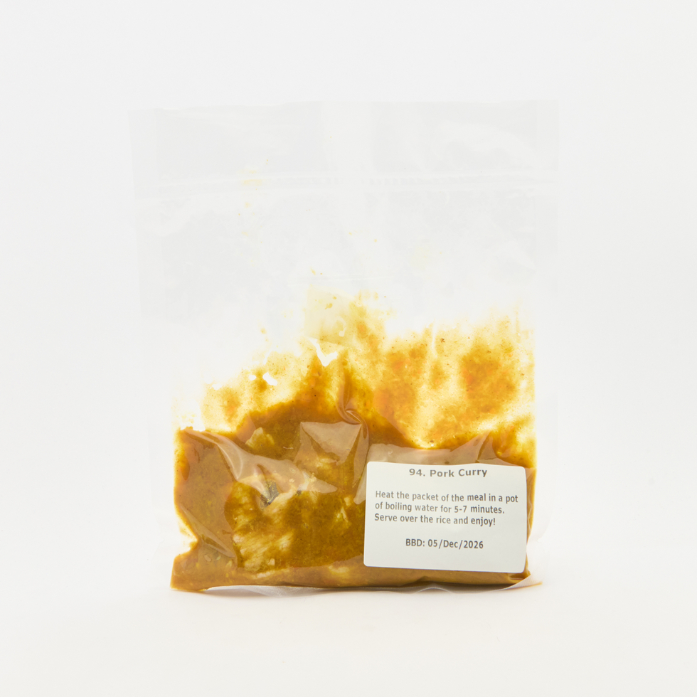 懷舊豬肉咖喱（中辣）（附5種蔬菜・不含白飯）
