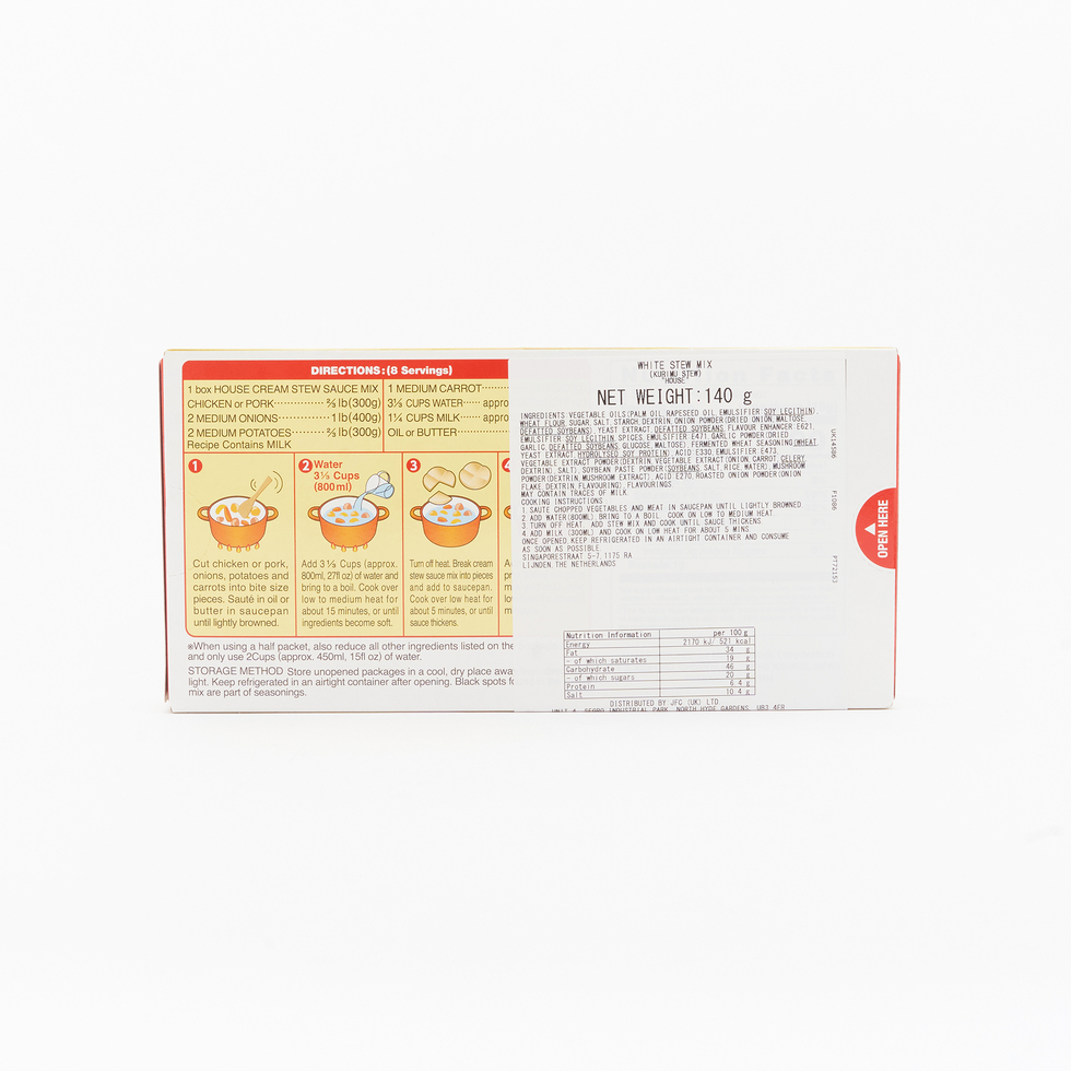House Foods Cream Stew Roux 140g (8 servings)