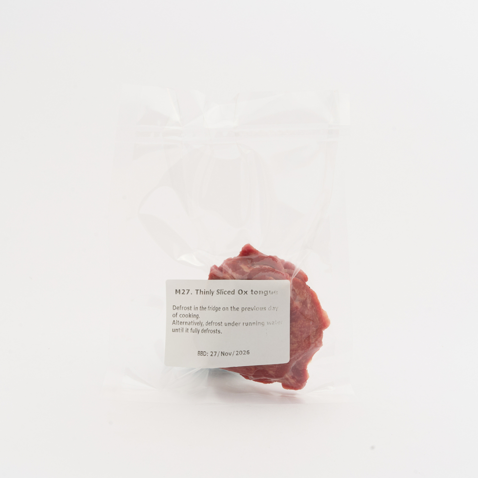 Thinly Sliced Ox Tongue 100-110g