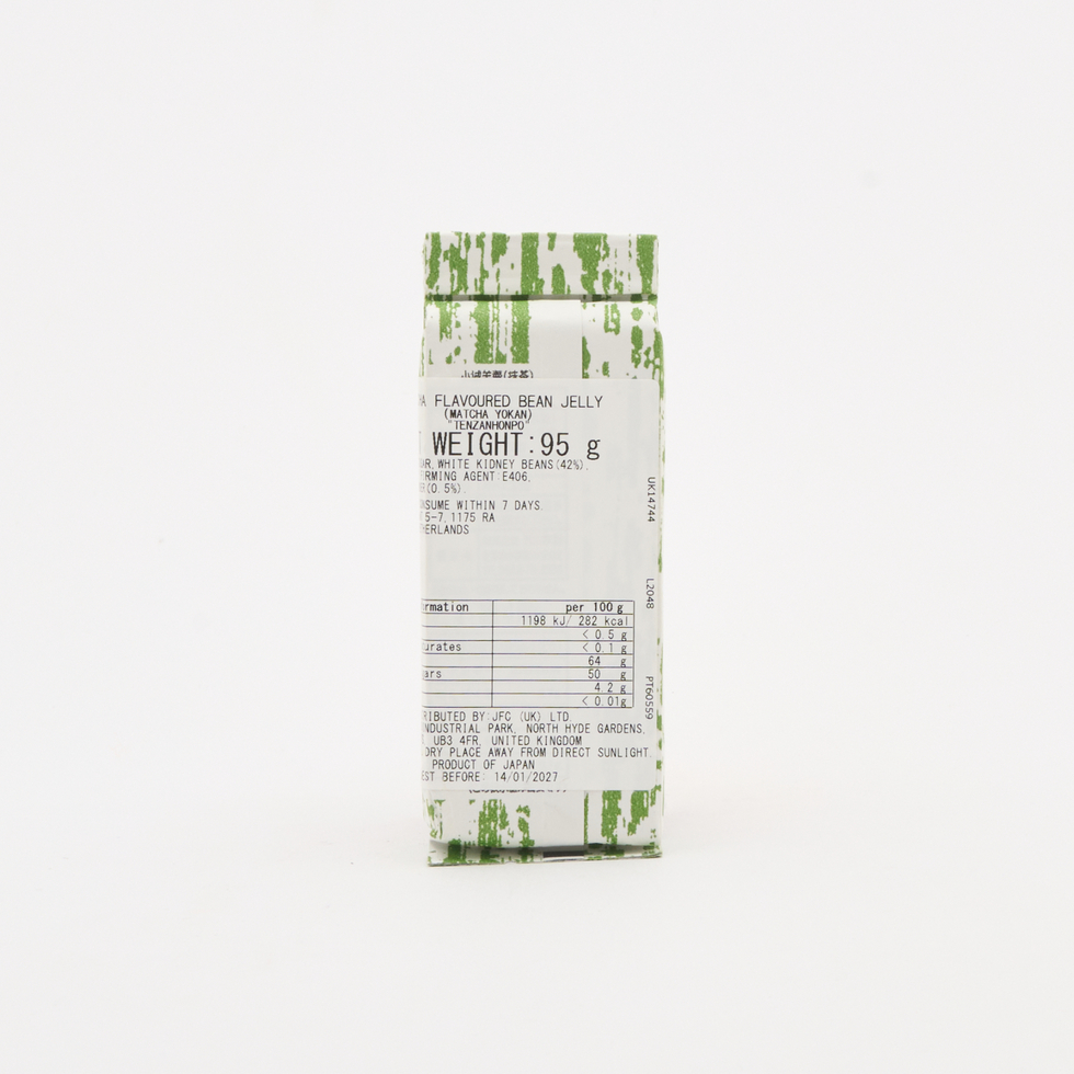 Tenzan Honpo Matcha Green Tea Ogi Yokan Jelly Cake 95g