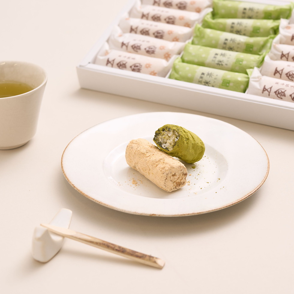 Momijiya Gokabo Assortment 15 pieces (Soya Flour & Matcha)