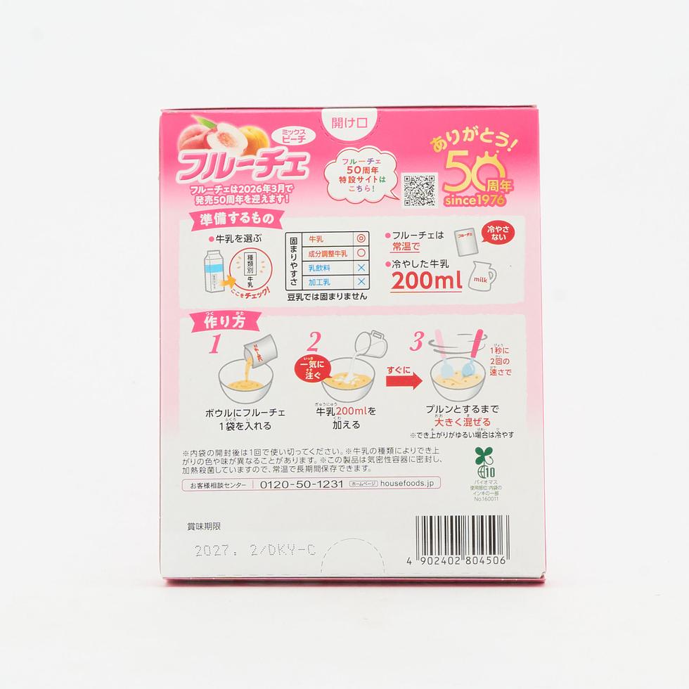 House Fruiche 果漾布丁粉 綜合蜜桃味 200克