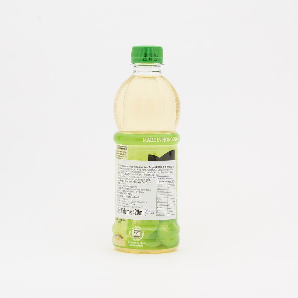 Minute Maid White Grape Juice Drink with Aloe Vera Pulps 420ml (Made in Hong Kong)