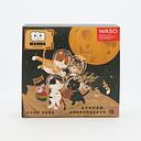  WASO × Manna Hong Kong-Style Handcrafted Mini Mooncakes 4pcs (2× Matcha Red Bean, 2× Hojicha Custard) FREE totebag Pre-order
