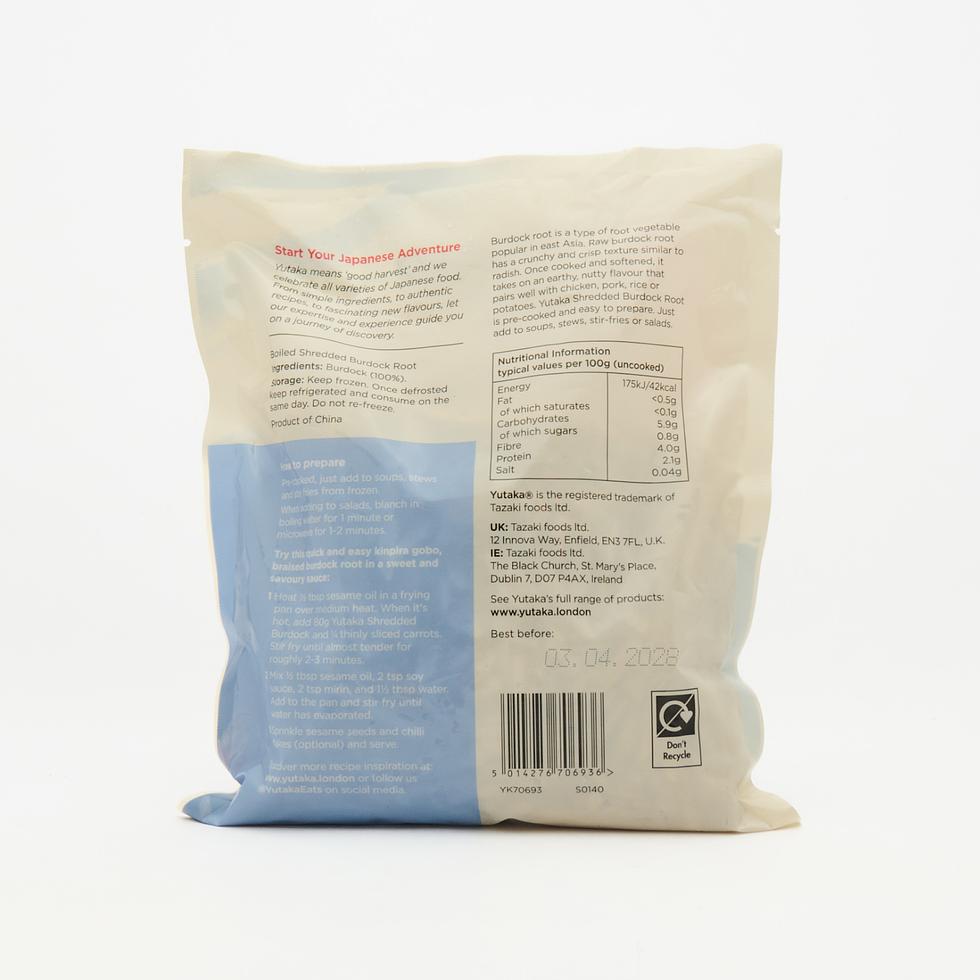 Yutaka Shredded Burdock (Frozen Quick & Easy) 300g