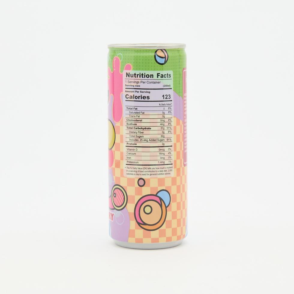 Bubblephil いちごヨーグルト風味 スパークリング ポッピングボバ 240ml
