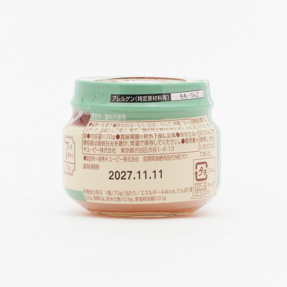 Kewpie Kodawari no Hitosaji Japanese Peach and Apple (from 7 Months) 70g