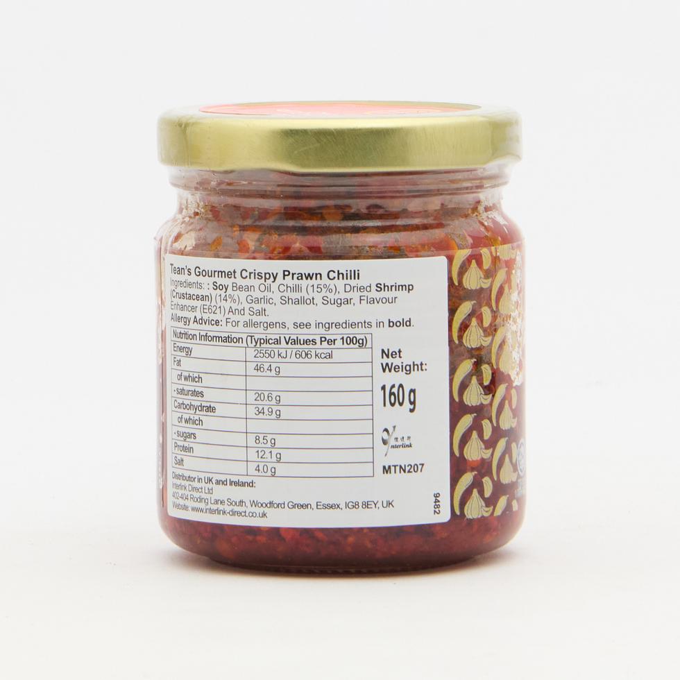 Tean’s Gourmet Crispy Prawn Chilli 160g