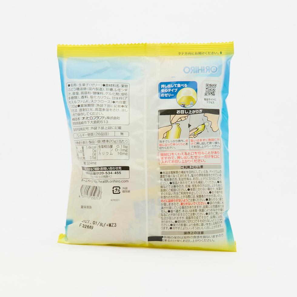 Orihiro Purun to Konnyaku Jelly Pouch Salted Lemon Flavour 120g