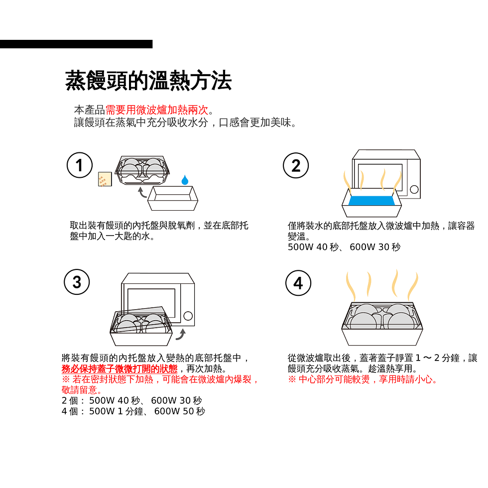 塩瀬総本家 江戶名物之首 蒸饅頭 4個