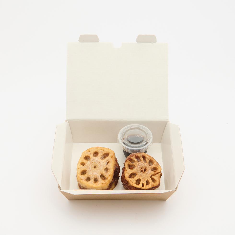 自家製れんこんのはさみ揚げ
