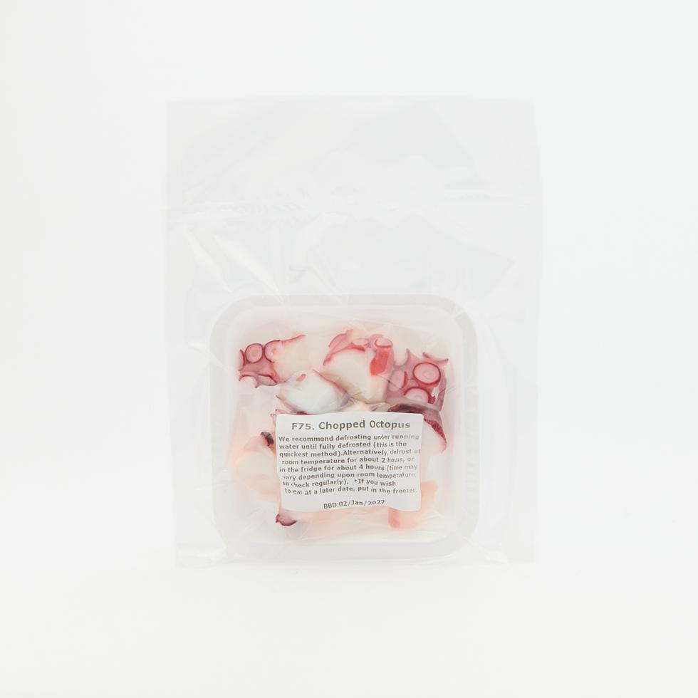 Chopped Octopus Sashimi (Sashimi or Takoyaki) 80g by Nobu Sakaguchi (15 years at a Michelin star)
