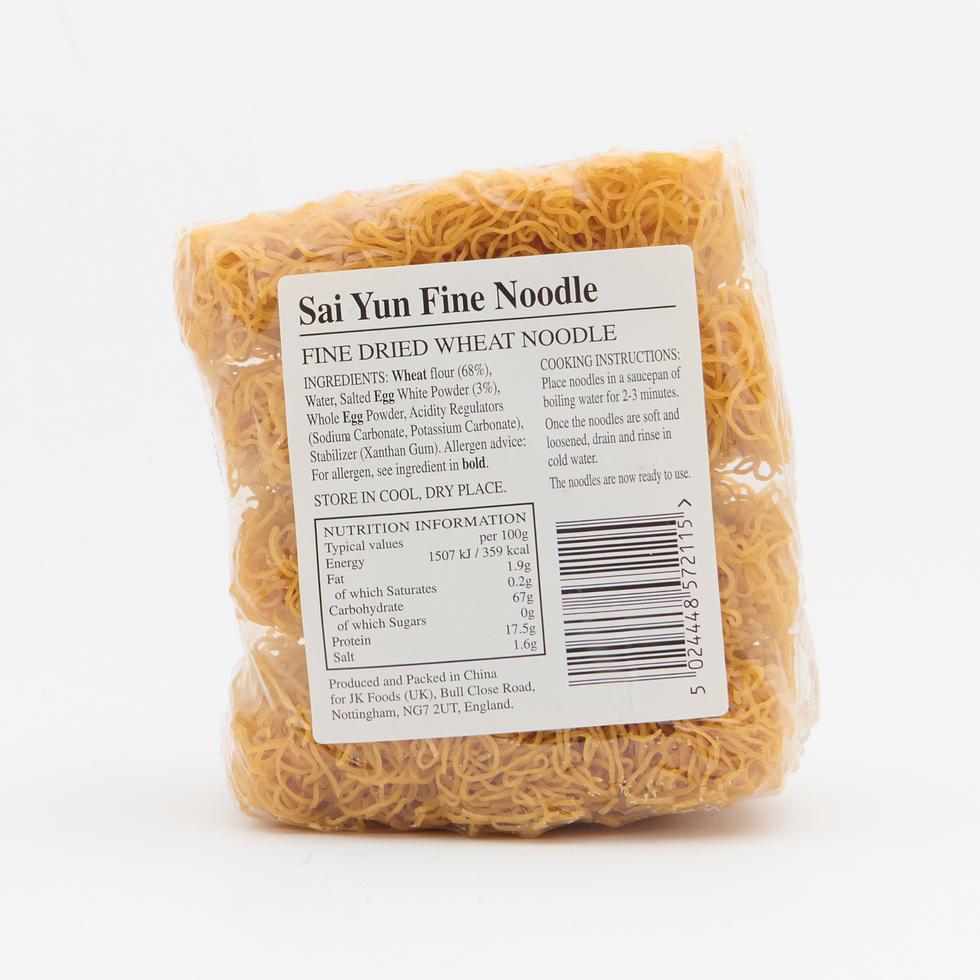 長江 香港風卵入り細麺 240g