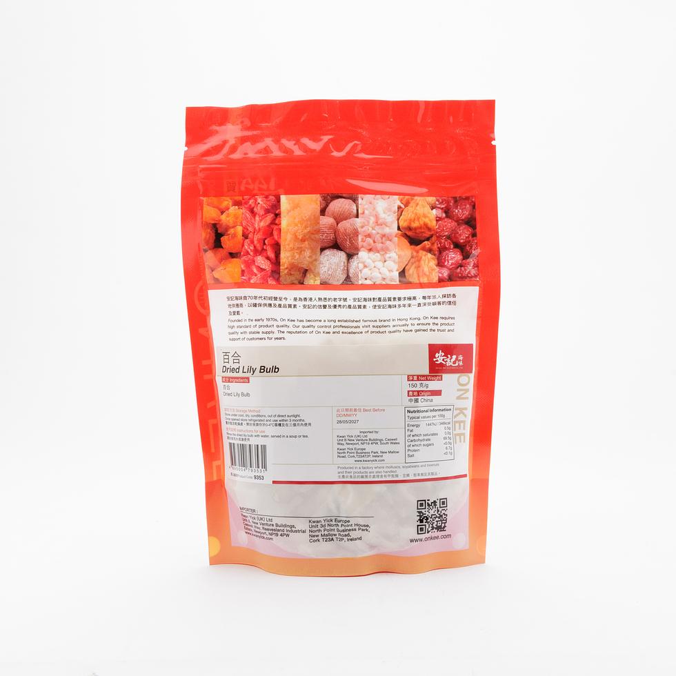 Onkee Dried Lily Bulb 150g