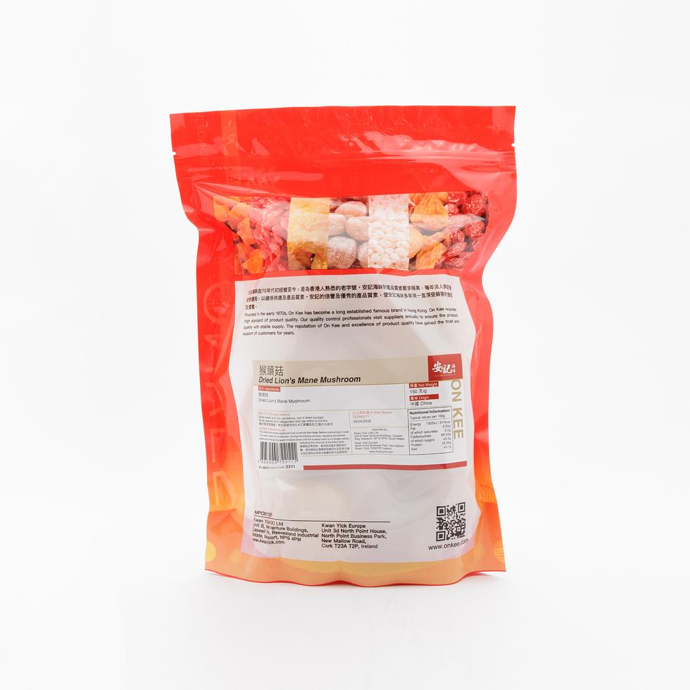 Onkee Lion's Mane Mushroom 150g