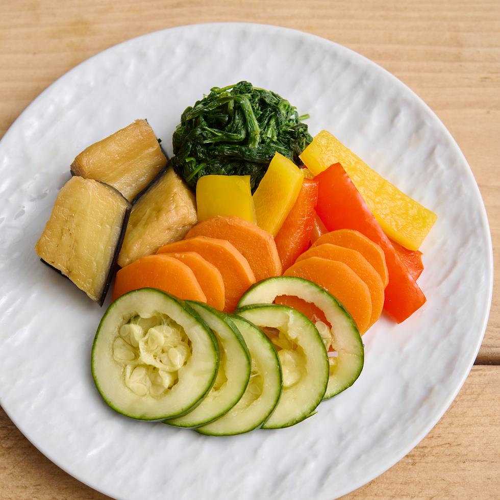 白身魚の柚子胡椒野菜あんかけ（お野菜5種付）