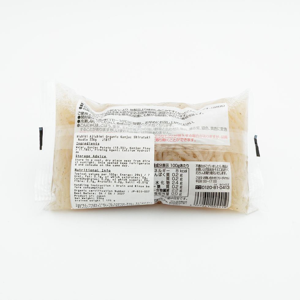 Nishiki Ajishimi Organic Konjac Shirataki Noodles 336g