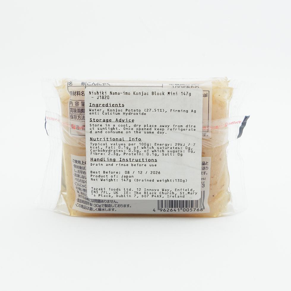 Nishiki Nama-imo Konjac Block Mini 147g