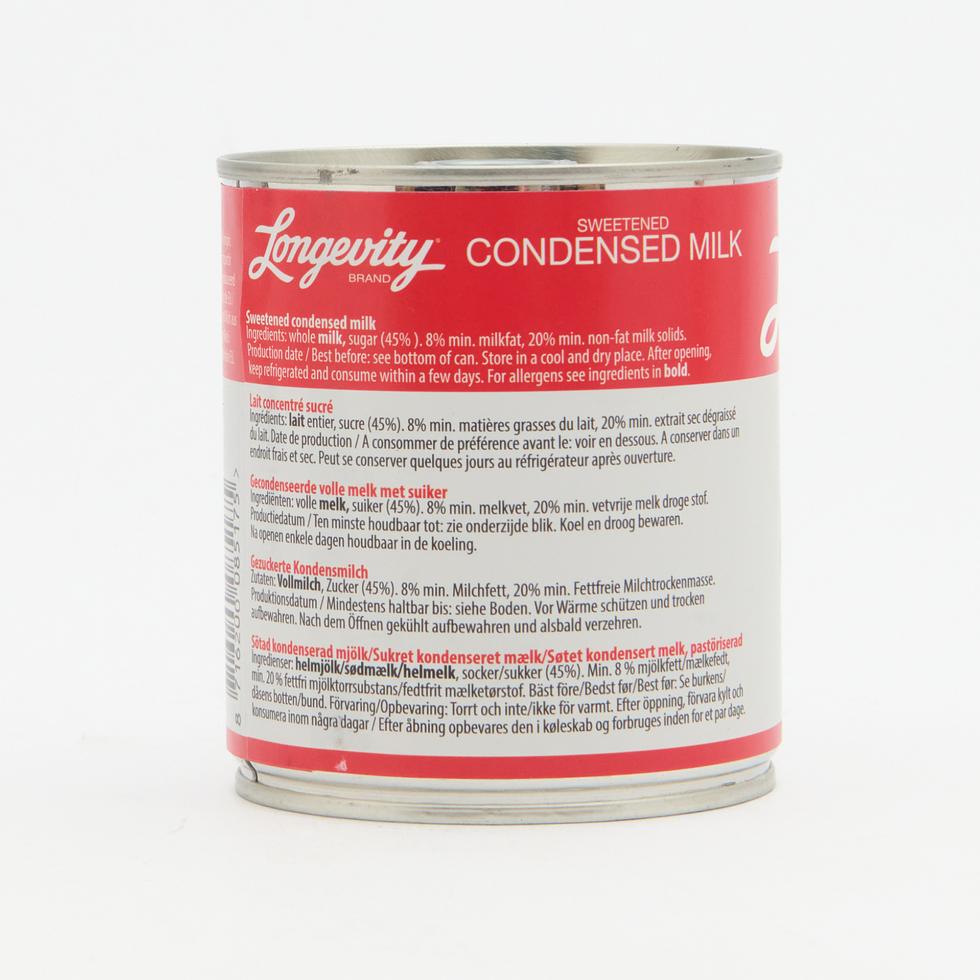 Longevity Sweetened Condensed Milk 397g (302ml)