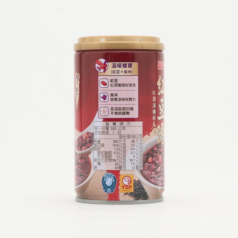 泰山 紫米紅豆湯 330克
